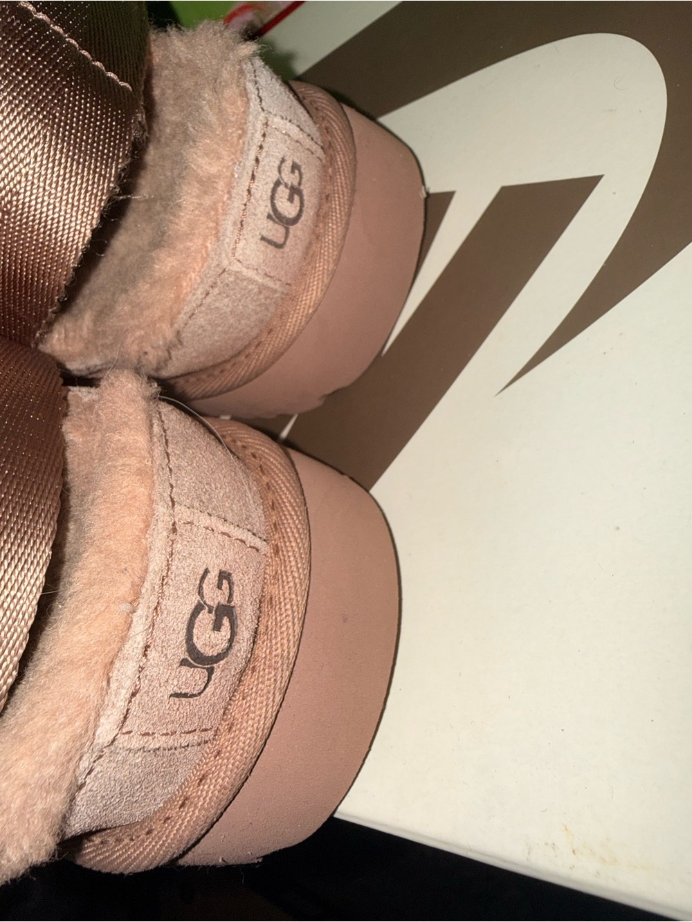 UGG Women's Suede Slip-On Clog in Chestnut Pink - Picture 6 of 13